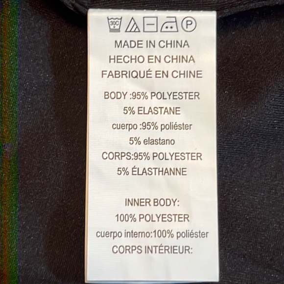 Michael by Michael Kors black/white speckled lined midi skirt, back slit, zipper - Picture 6 of 8